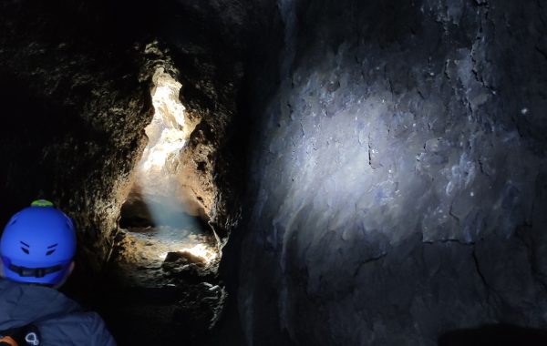 Volcano tunnel in Las Manchas, La Palma